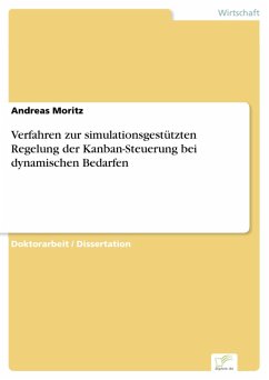 Verfahren zur simulationsgestützten Regelung der Kanban-Steuerung bei dynamischen Bedarfen (eBook, PDF) - Moritz, Andreas