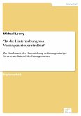 "Ist die Hinterziehung von Vermögenssteuer strafbar?" (eBook, PDF)