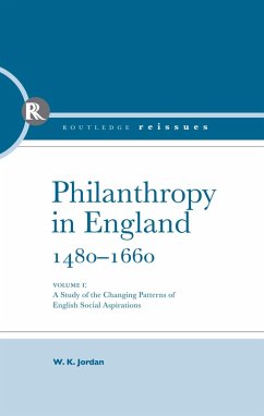 Cover Philanthropy in England, 1480 - 1660 (eBook, ePUB)