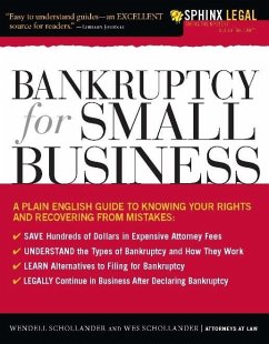 Bankruptcy for Small Business (eBook, ePUB) - Schollander, Wendell