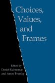 Choices, Values, and Frames (eBook, PDF)