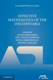 Effective Mathematics of the Uncountable (eBook, PDF)