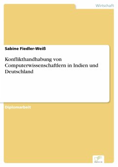 Konflikthandhabung von Computerwissenschaftlern in Indien und Deutschland (eBook, PDF) - Fiedler-Weiß, Sabine