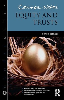 Course Notes: Equity and Trusts (eBook, ePUB) - Barnett, Simon