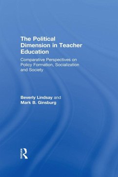 Cover The Political Dimension In Teacher Education (eBook, ePUB)