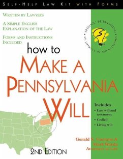 How to Make a Pennsylvania Will (eBook, ePUB) - Warda, Mark