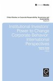 Institutional Investors' Power to Change Corporate Behavior (eBook, ePUB)