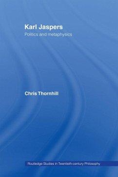 Karl Jaspers (eBook, PDF) - Thornhill, Chris; Thornhill, Chris