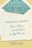 Personal Notes (eBook, ePUB)