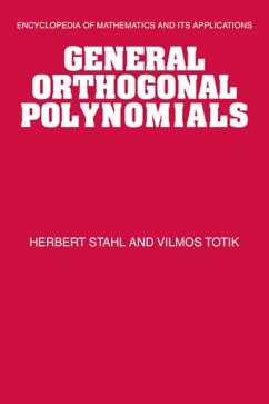 Cover General Orthogonal Polynomials (eBook, PDF)