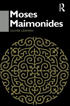 Moses Maimonides (eBook, PDF) - Leaman, Oliver