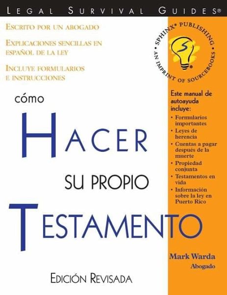 Como Hacer Su Propio Testamento (eBook, ePUB)