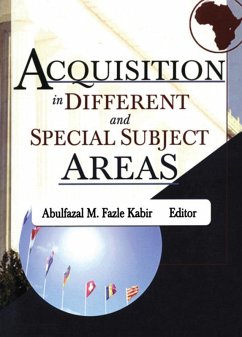 Cover Acquisition in Different and Special Subject Areas (eBook, ePUB)