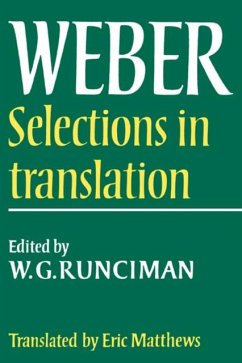 Cover Max Weber: Selections in Translation (eBook, PDF)