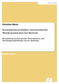 Konsumentenverhalten österreichischer Weinkonsumenten bei Biowein (eBook, PDF)
