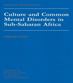 Cover Culture And Common Mental Disorders In Sub-Saharan Africa (eBook, PDF)