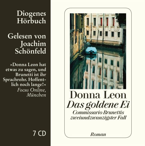 Das goldene Ei / Commissario Brunetti Bd.22 (7 Audio-CDs) von Donna Leon -  Hörbücher portofrei bei bücher.de
