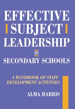 Effective Subject Leadership in Secondary Schools (eBook, ePUB) - Harris, Alma