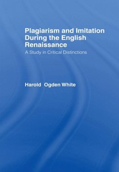 Cover Plagiarism and Imitation During the English Renaissance (eBook, ePUB)