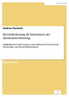 Herstellerleasing als Instrument der Absatzunterstützung (eBook, PDF) - Florinett, Andrea