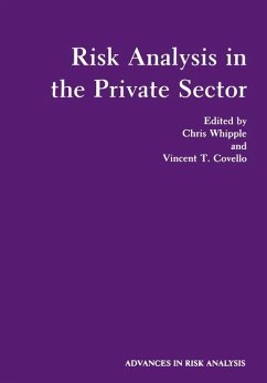 Risk Analysis in the Private Sector - Covello, Vincent T.; Whipple, Chris