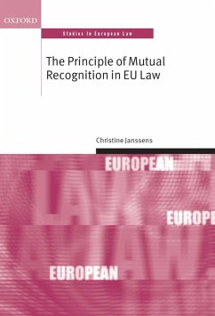 Cover The Principle of Mutual Recognition in EU Law (eBook, ePUB)