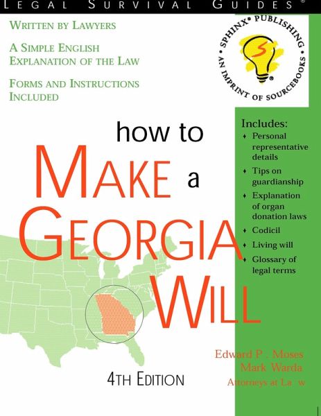 How to Make a Georgia Will (eBook, ePUB) How to Make a Georgia Will (eBook, ePUB)