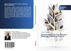 Special Education Due Process Hearings: Exploring Factors - O'Halloran, Patrick