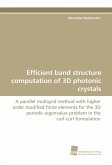 Efficient band structure computation of 3D photonic crystals