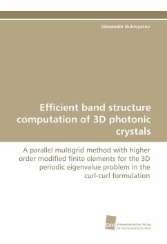 Efficient band structure computation of 3D photonic crystals - Bulovyatov, Alexander