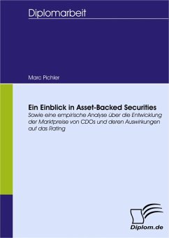 Ein Einblick in Asset-Backed Securities (eBook, PDF) - Pichler, Marc