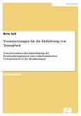 Voraussetzungen für die Einführung von Teamarbeit (eBook, PDF)