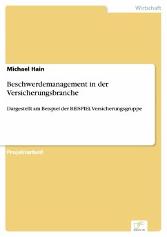 Beschwerdemanagement in der Versicherungsbranche (eBook, PDF) - Hain, Michael