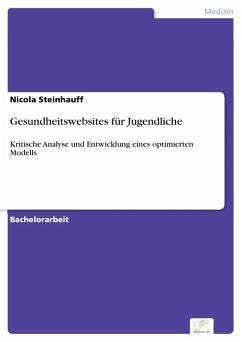 Gesundheitswebsites für Jugendliche (eBook, PDF) - Steinhauff, Nicola