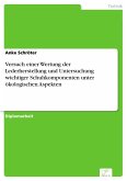 Versuch einer Wertung der Lederherstellung und Untersuchung wichtiger Schuhkomponenten unter ökologischen Aspekten (eBook, PDF)