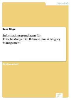 Informationsgrundlagen für Entscheidungen im Rahmen eines Category Management (eBook, PDF) - Döge, Jens