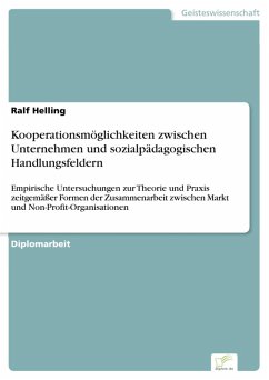 Kooperationsmöglichkeiten zwischen Unternehmen und sozialpädagogischen Handlungsfeldern (eBook, PDF) - Helling, Ralf