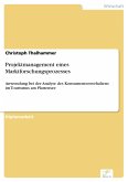 Projektmanagement eines Marktforschungsprozesses (eBook, PDF)