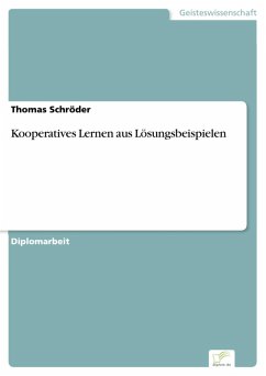 Kooperatives Lernen aus Lösungsbeispielen (eBook, PDF) - Schröder, Thomas