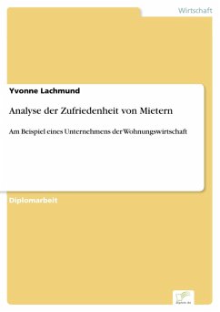 Analyse der Zufriedenheit von Mietern (eBook, PDF) - Lachmund, Yvonne