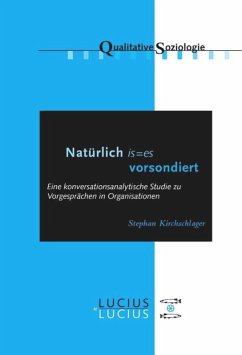 'Natürlich is=es vorsondiert' - Kirchschlager, Stephan