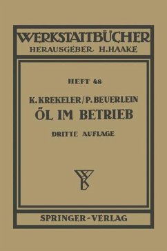 Öl im Betrieb - Krekeler, K.;Beuerlein, P.