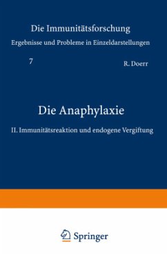 Die Anaphylaxie - Doerr, Robert