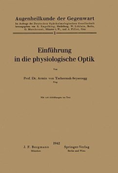 Einführung in die physiologische Optik - Tschermak-Seysenegg, Armin von