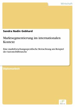 Marktsegmentierung im internationalen Kontext (eBook, PDF) - Gebhard, Sandra Nadin