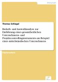 Bedarfs- und Auswahlanalyse zur Einführung eines gesamtheitlichen Unternehmens- und Projektcontrollinginstruments am Beispiel eines mittelständischen Unternehmens (eBook, PDF)