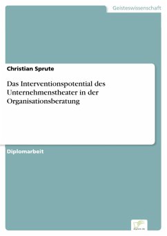 Das Interventionspotential des Unternehmenstheater in der Organisationsberatung (eBook, PDF) - Sprute, Christian