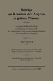 Beiträge zur Kenntnis der Amylase in grünen Pflanzen