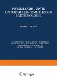 Physiologie · Optik Untersuchungsmethoden Bakteriologie Physiologie · Optik Untersuchungsmethoden Bakteriologie