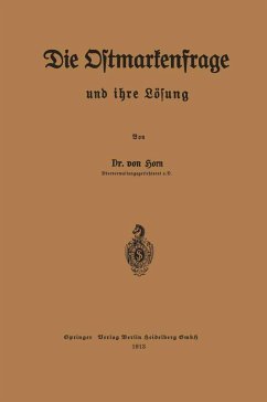 Cover Die Ostmarkenfrage und ihre Lösung